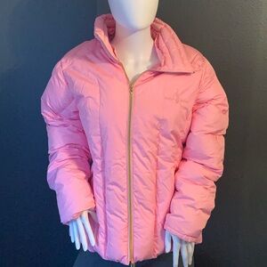 Baby Phat Y2K Women's Pink Puffer Jacket SZ LG